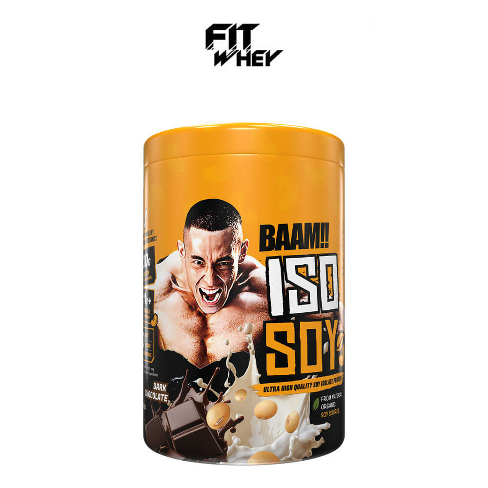 โปรตีนถั่วเหลือง BAAM ISO - SOY - 1 LB DARK CHOCOLATE_0
