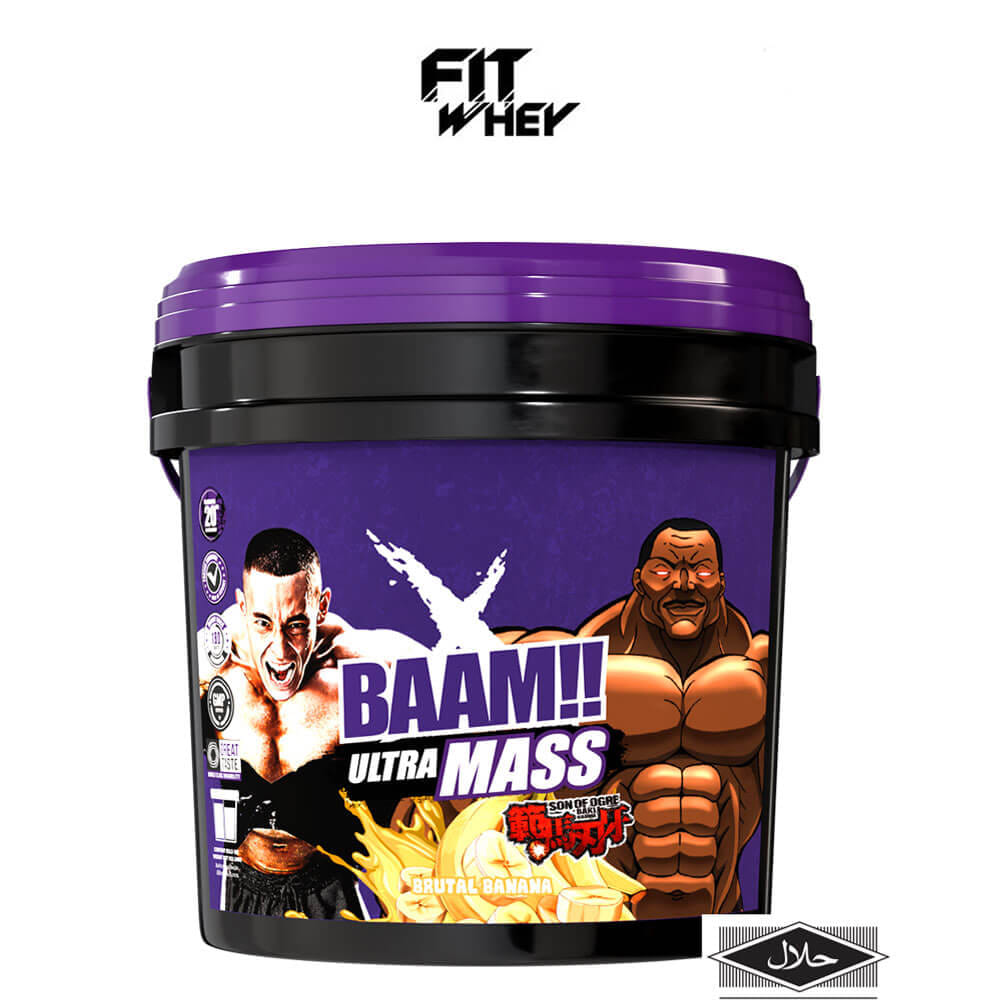 โปรตีนเพิ่มน้ำหนัก BAAM ULTRA MASS - 20 LB BANANA [BAKI]_0