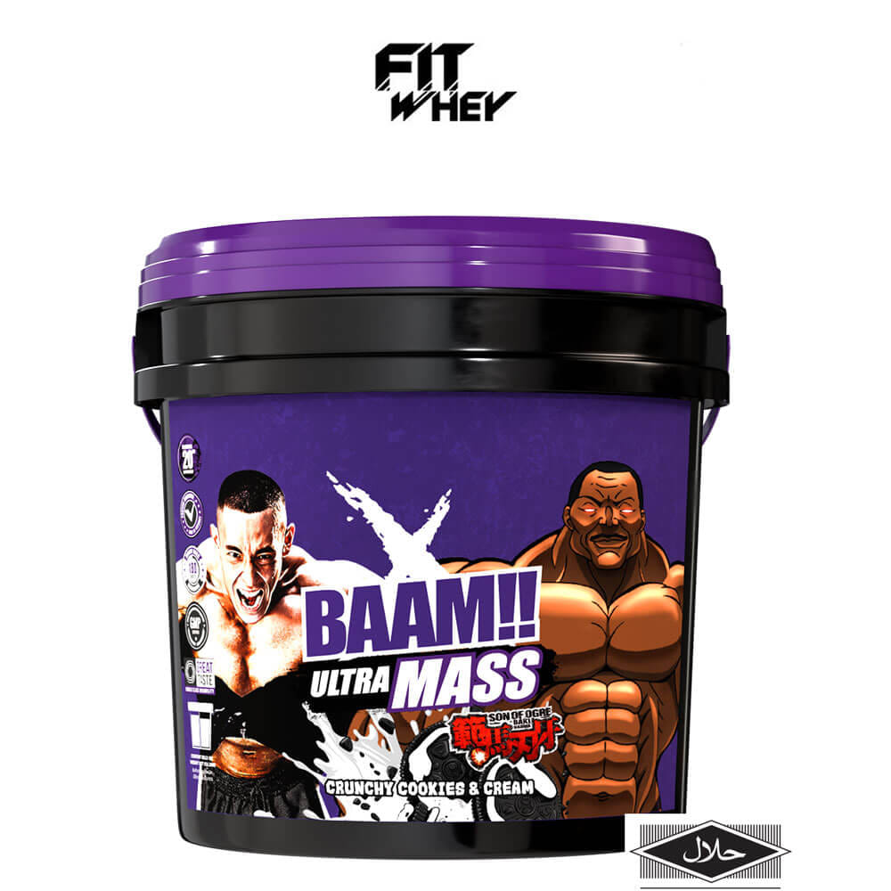 โปรตีนเพิ่มน้ำหนัก BAAM ULTRA MASS - 20 LB COOKIES & CREAM [BAKI]_0
