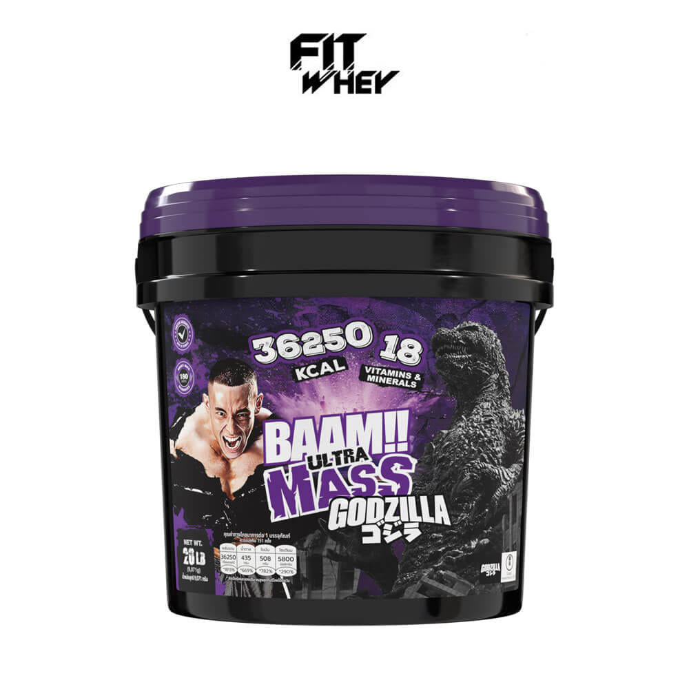 โปรตีนเพิ่มน้ำหนัก BAAM ULTRA MASS - 20 LB RICH CHOCOLATE [GZ]_0