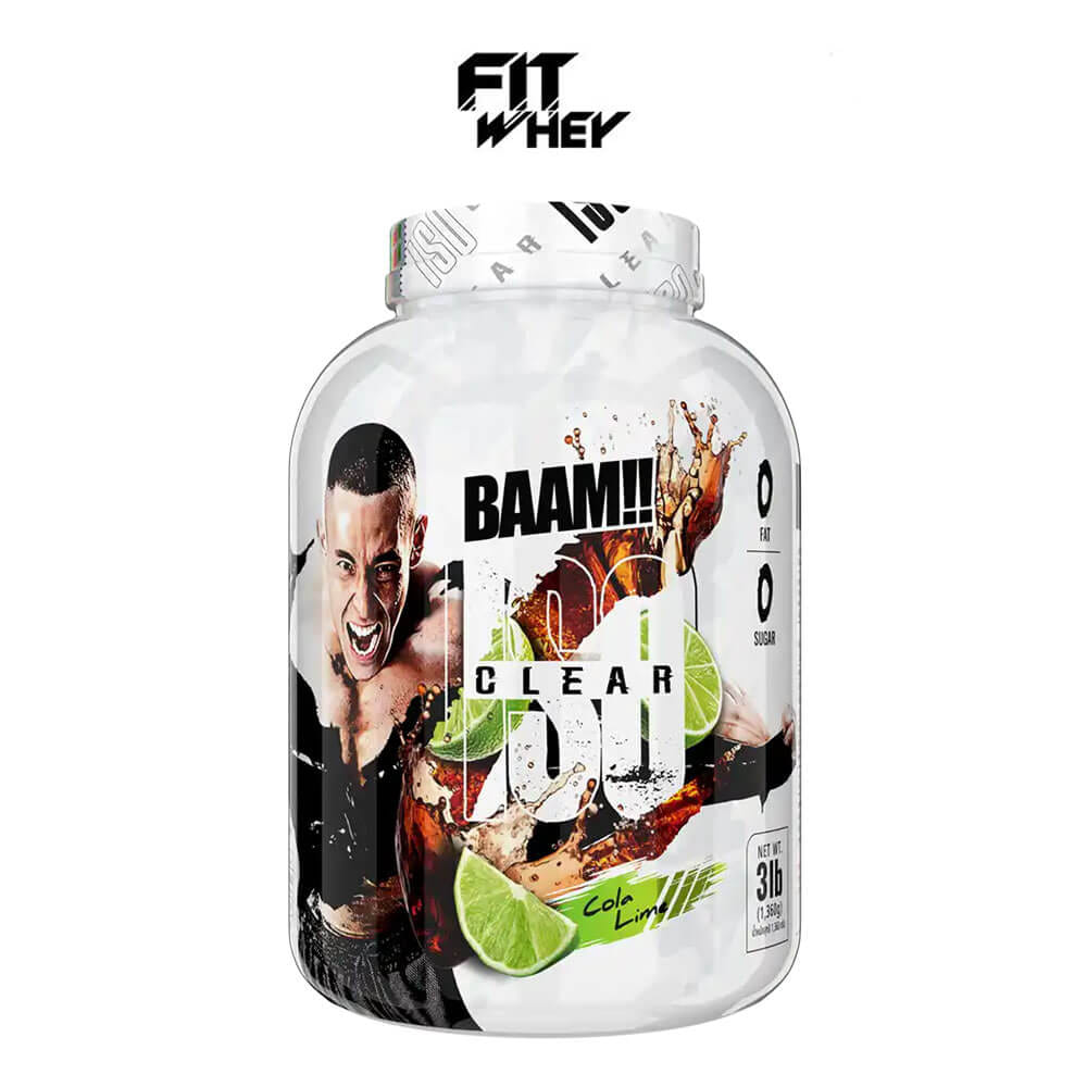 เวย์โปรตีนไอโซเลทแบบใส BAAM ISO CLEAR - 3 LB COLA LIME_0