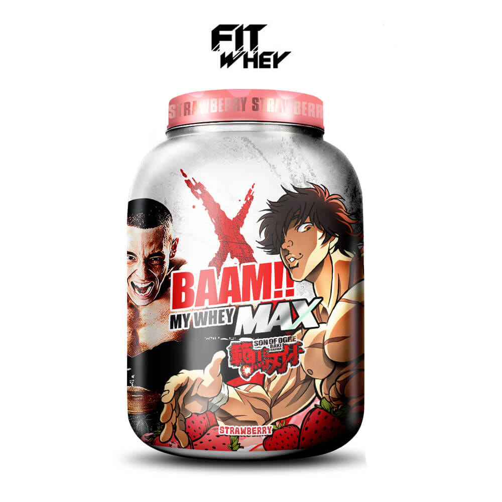เวย์โปรตีน BAAM MY WHEY PROTEIN MAX - 5 LB STRAWBERRY [BAKI]_1