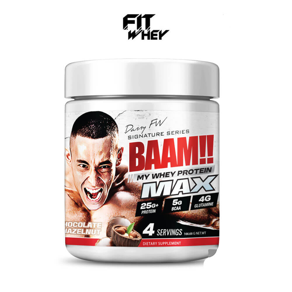 เวย์โปรตีน BAAM MY WHEY PROTEIN MAX - 4 SERVINGS CHOCOLATE HAZELNUT_1
