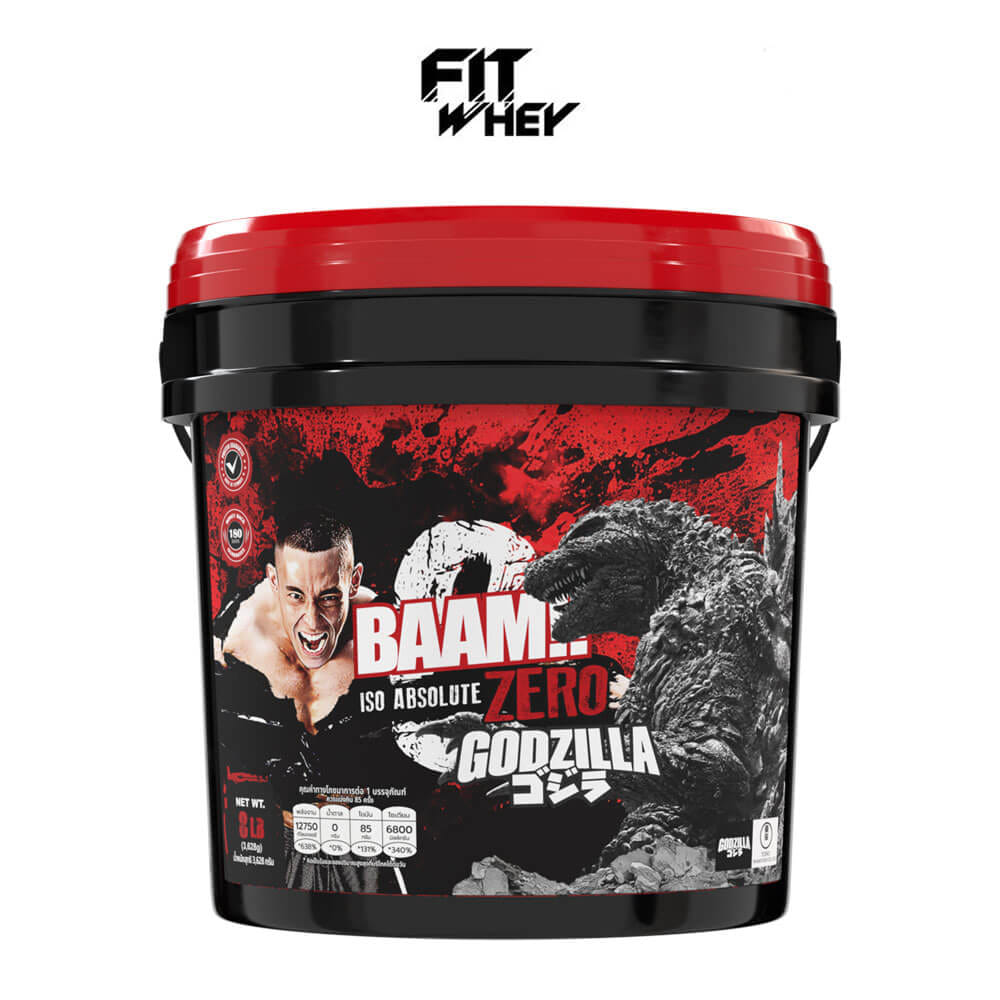 เวย์โปรตีนไอโซเลท BAAM ISO ABSOLUTE ZERO - 8 LB BANANA [BUCKET GODZILLA]_1