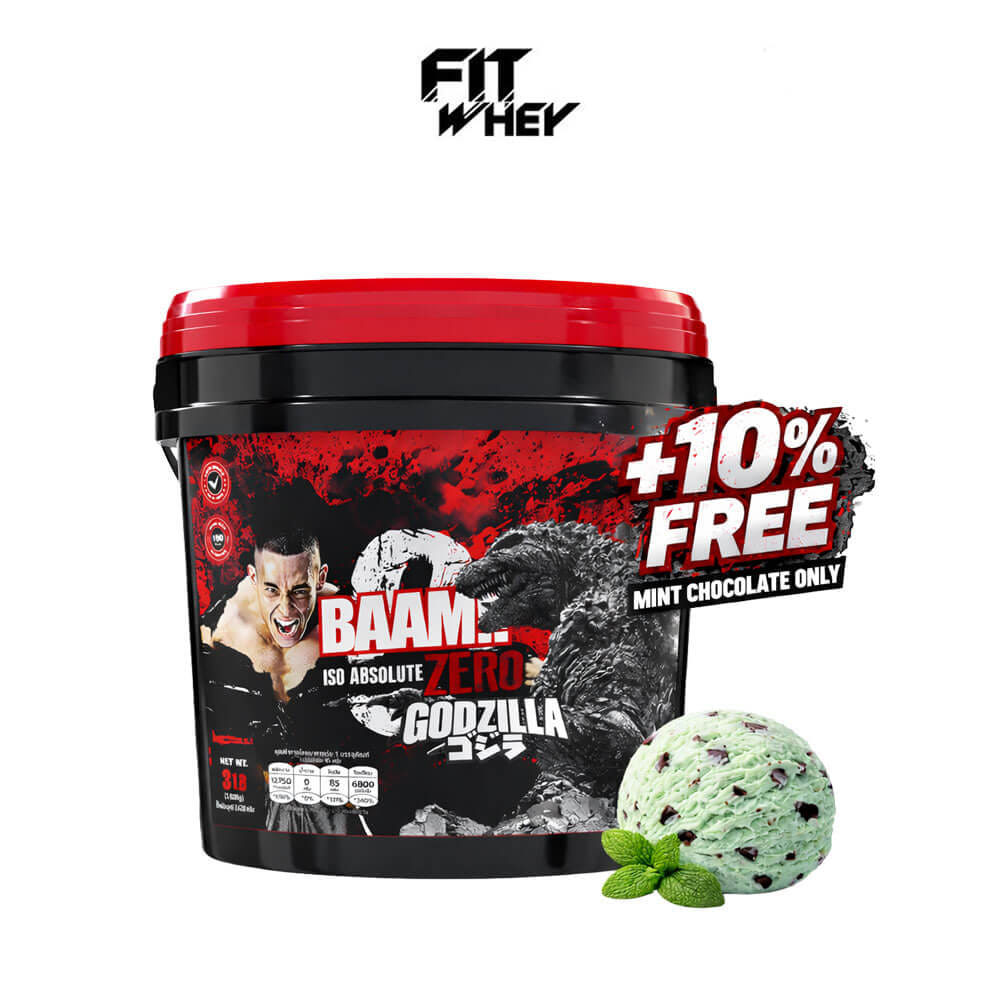 เวย์โปรตีนไอโซเลท BAAM ISO ABSOLUTE ZERO - 8 LB +10% MINT CHOCO [BUCKET GODZILLA]_1