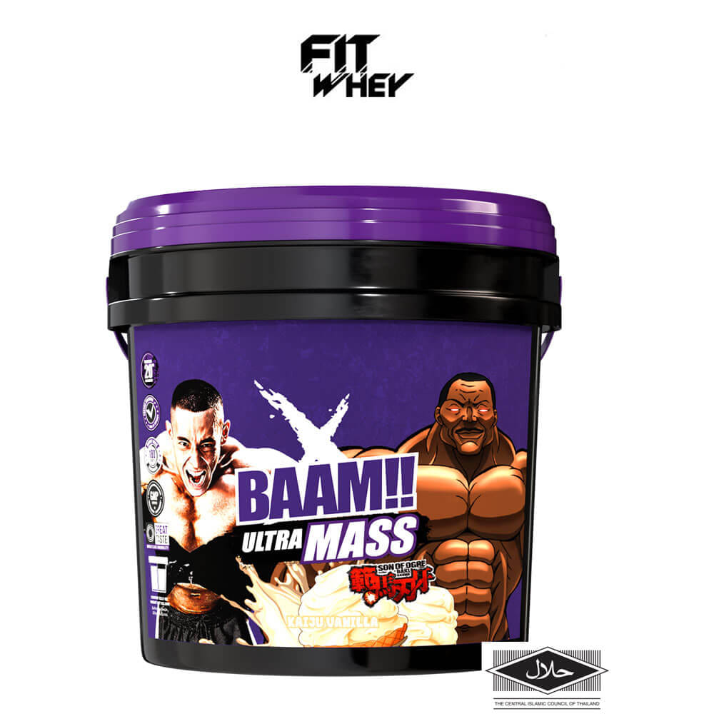 โปรตีนเพิ่มน้ำหนัก BAAM ULTRA MASS - 20 LB VANILLA [BAKI]_1