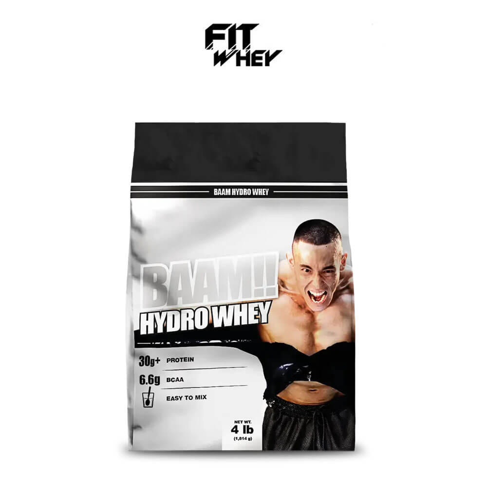 เวย์โปรตีนไฮโดรไลซ์ BAAM HYDRO WHEY - 4 LB GREEN APPLE_1