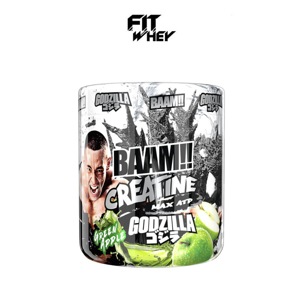 ครีเอทีน BAAM CREATINE 5000 - GREEN APPLE 300 G [GODZILLA]_1