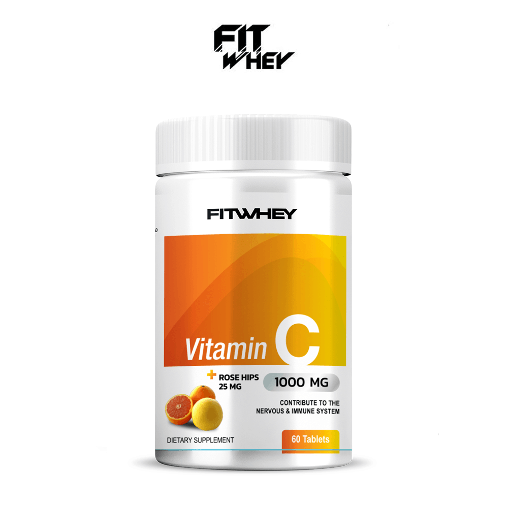 ผลิตภัณฑ์เสริมอาหาร FITWHEY VITAMIN C 1000 MG + ROSE HIP - 60 เม็ด_1
