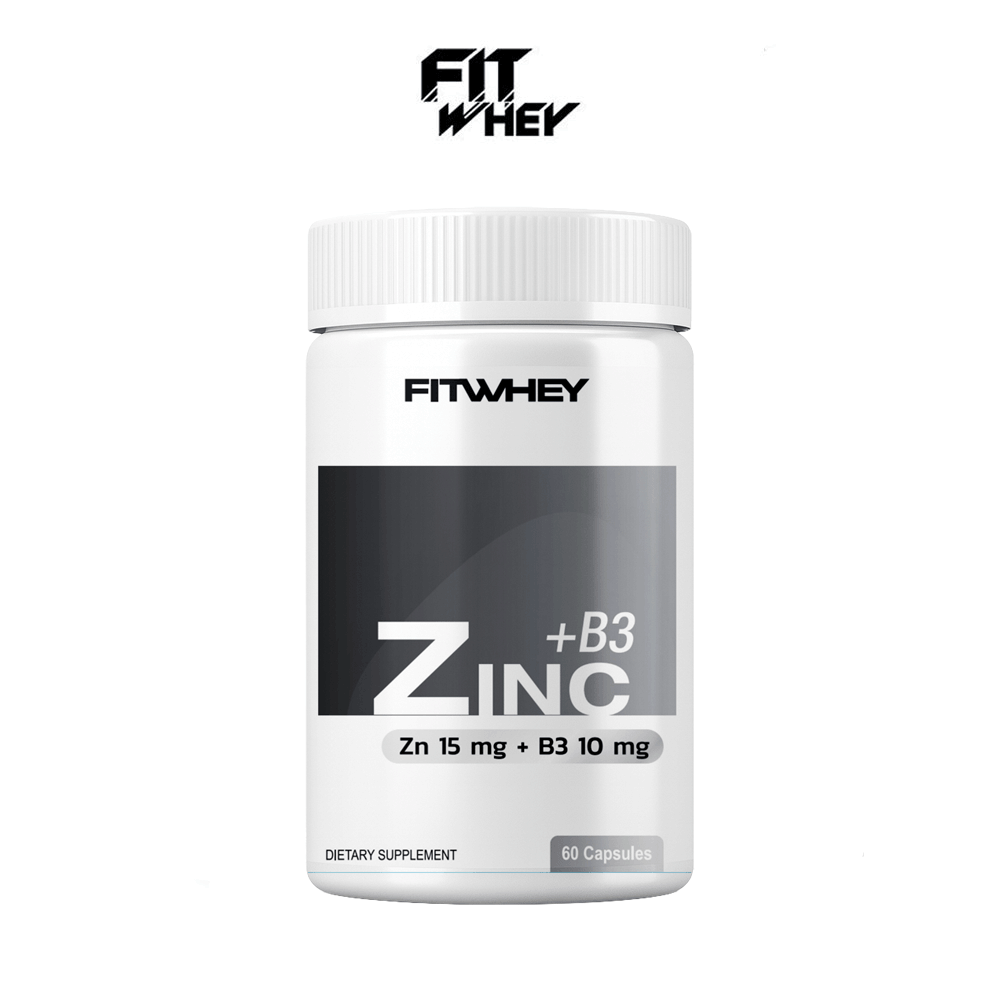ผลิตภัณฑ์เสริมอาหาร FITWHEY SUPPLEMENTS ZINC + B3 - 60 แคปซูล_1