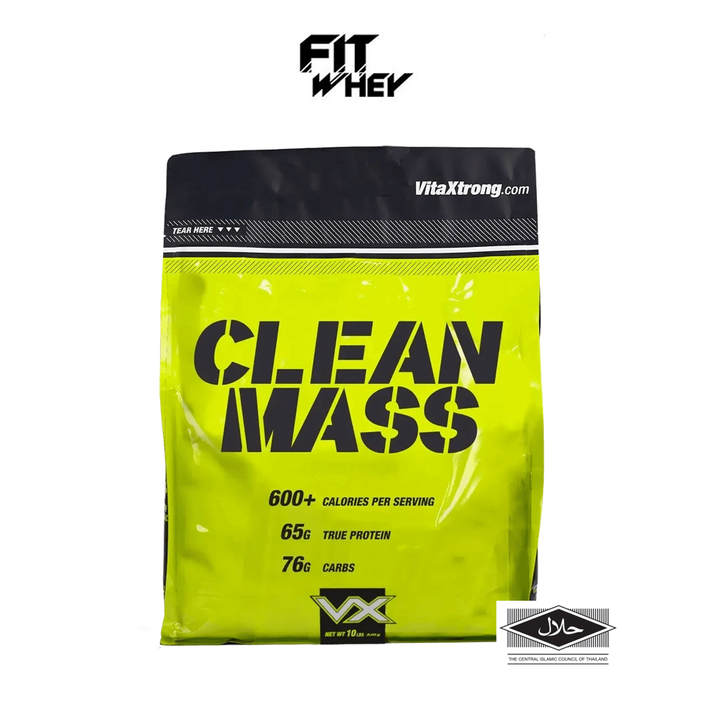 เวย์โปรตีน สูตรเพิ่มคาร์โบไฮเดรต VITAXTRONG CLEAN MASS - 6 LB VANILLA_1