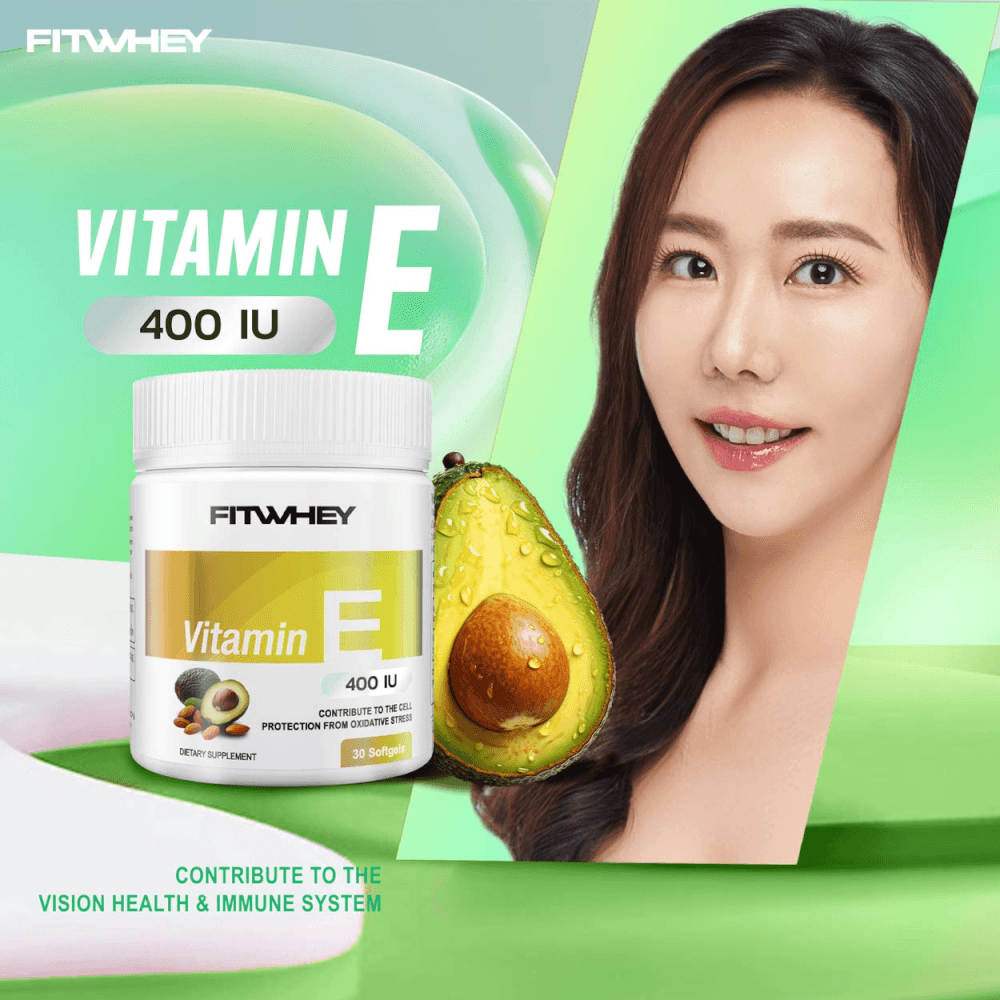วิตามินอี FITWHEY VITAMIN E 400 IU - 30 เม็ดซอฟต์เจล_2