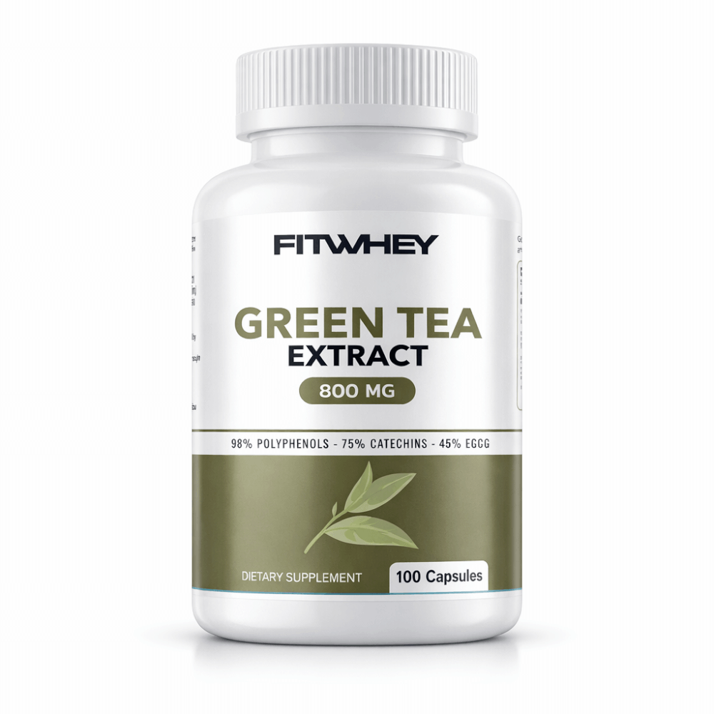 ผลิตภัณฑ์เสริมอาหาร FITWHEY SUPPLEMENTS GREEN TEA EXTRACT 800 MG - 100 แคปซูล_2