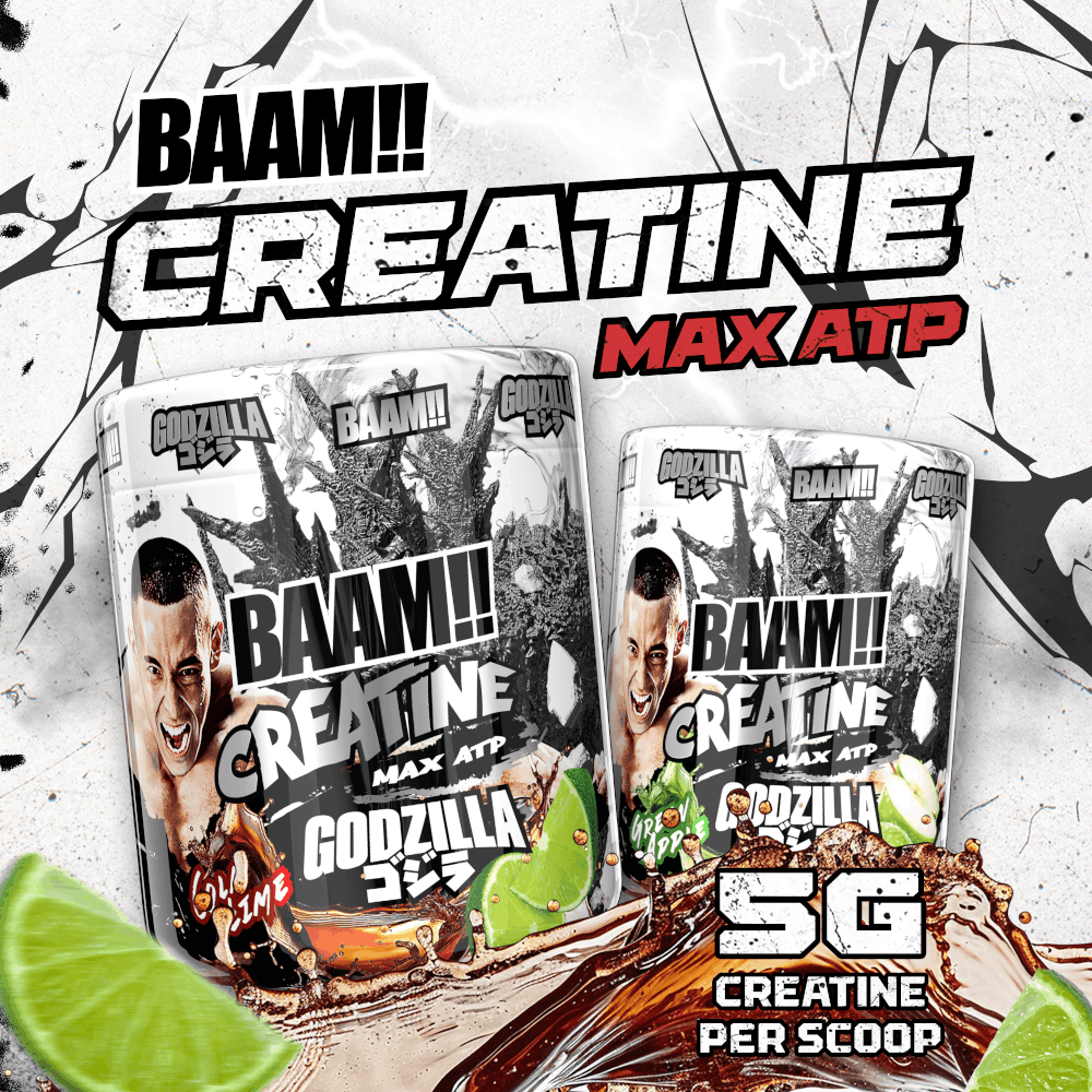 ครีเอทีน BAAM CREATINE 5000 - GREEN APPLE 300 G [GODZILLA]_2