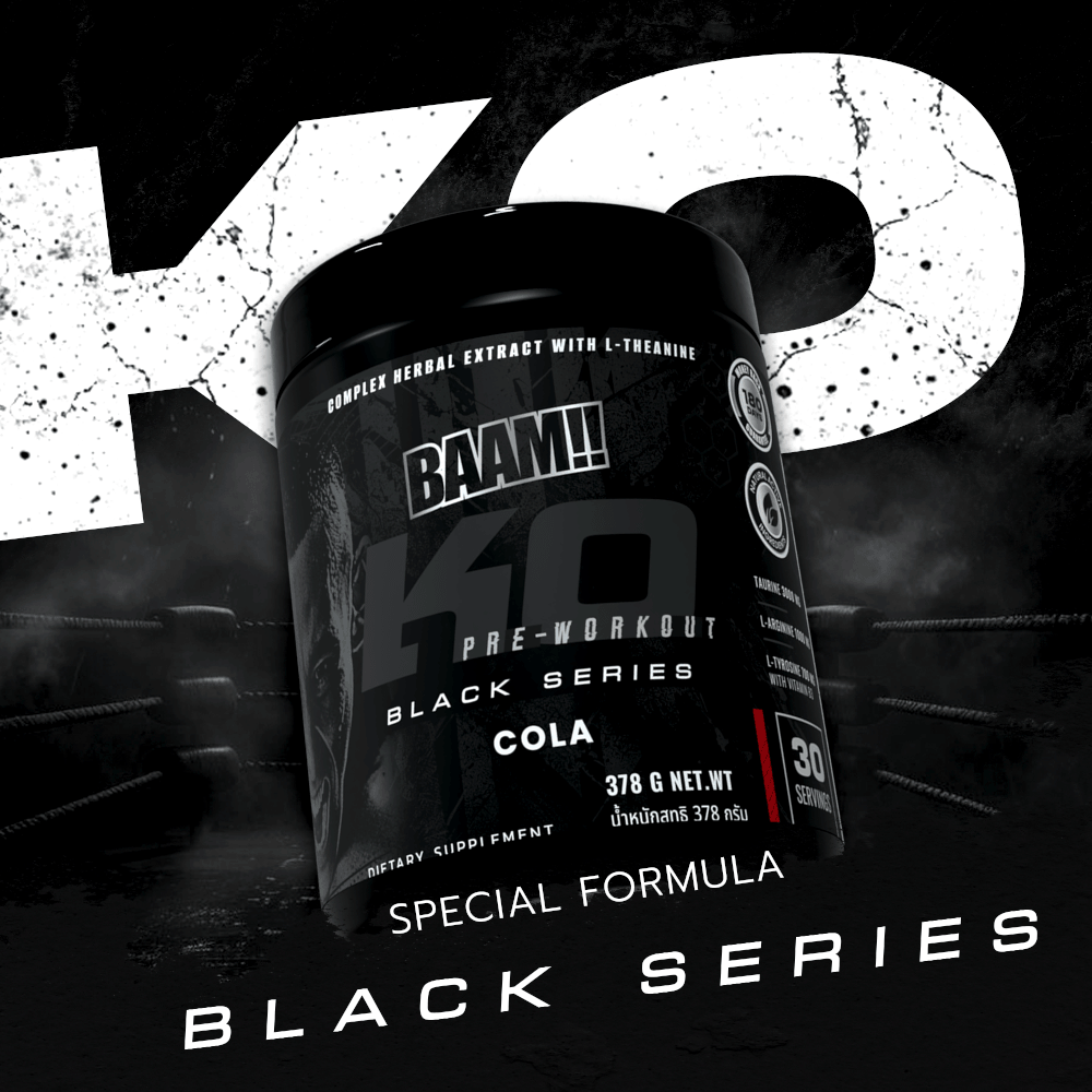อาหารเสริมก่อนออกกำลังกาย BAAM K.O. BLACK SERIES - COLA_2