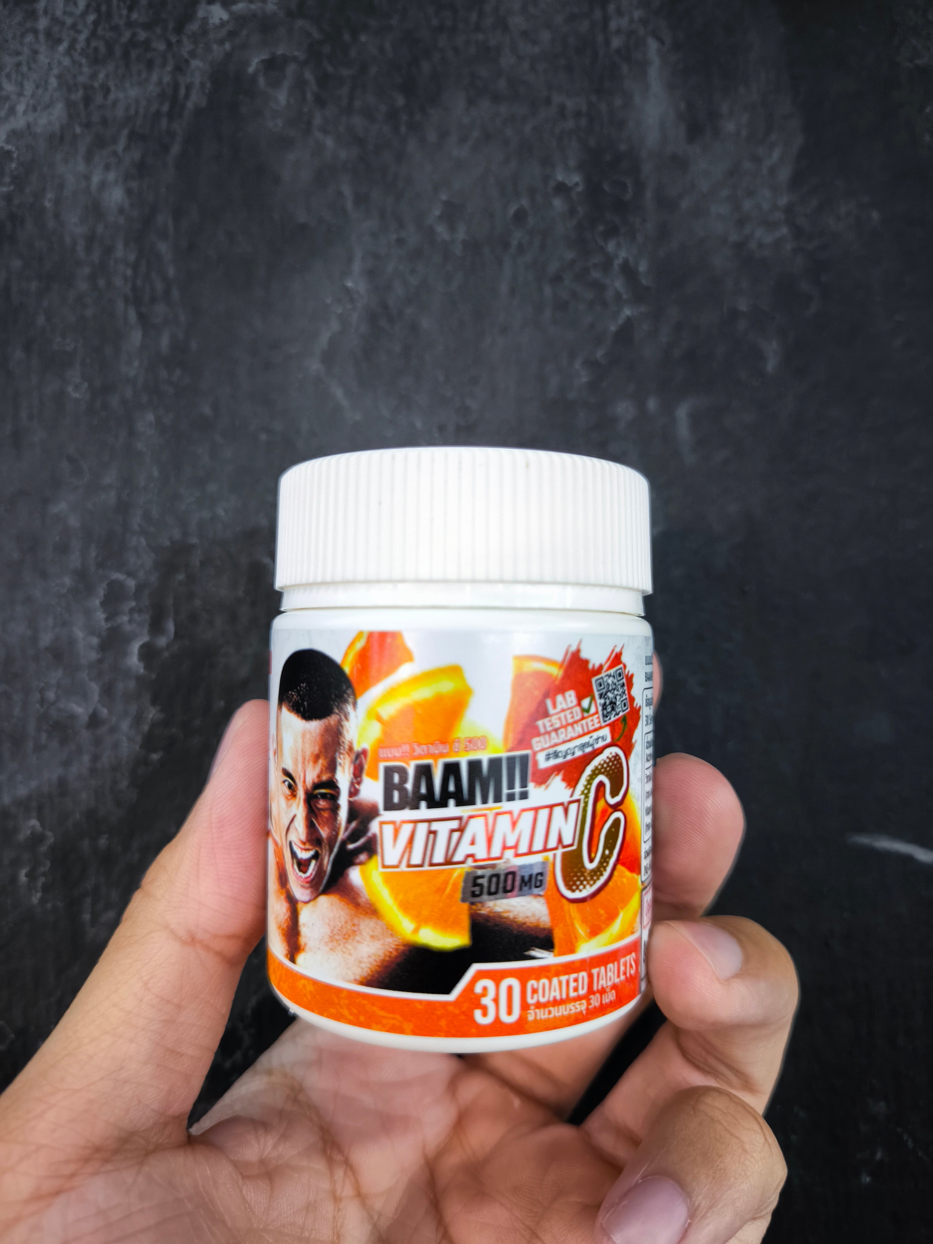 ผลิตภัณฑ์เสริมอาหาร BAAM!! VITAMIN C 500 MG | แบม!! วิตามิน ซี 500 - 30 เม็ด_4