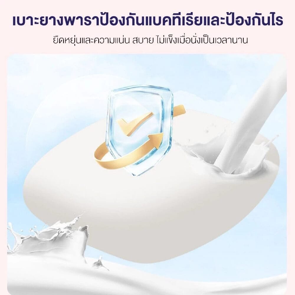 เก้าอี้เด็กหมุนได้ ELIFE COC-01 สีชมพู มีที่พักเท้า_2