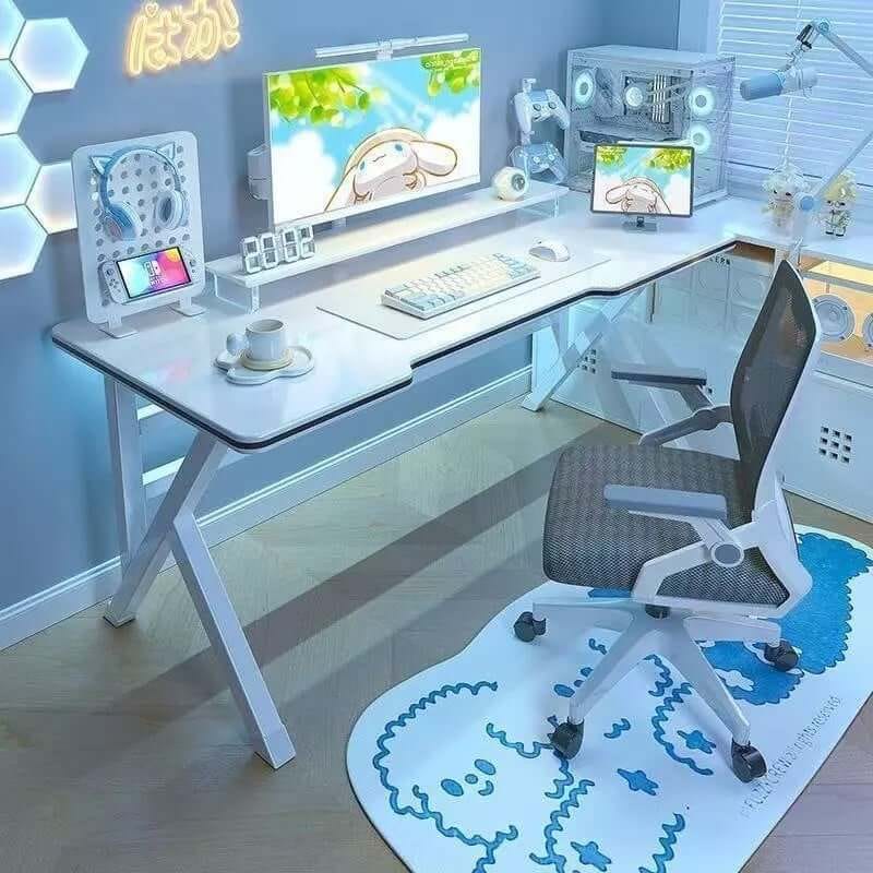 โต๊ะเกมมิ่ง ELIFE 120 ซม. สีขาว_3
