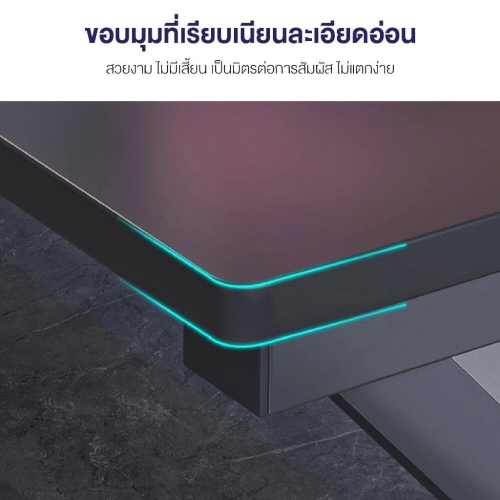 โต๊ะเกมมิ่ง ELIFE 120 ซม. สีขาว_8