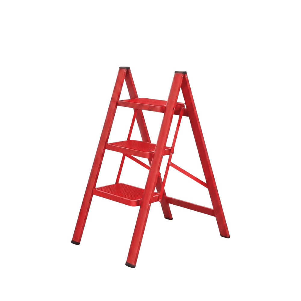 บันได STEP 3 ขั้น ELIFE รุ่น LA-02 สีแดง_0