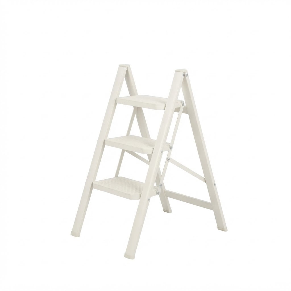 บันได STEP 3 ขั้น ELIFE รุ่น LA-06 สีขาว_0