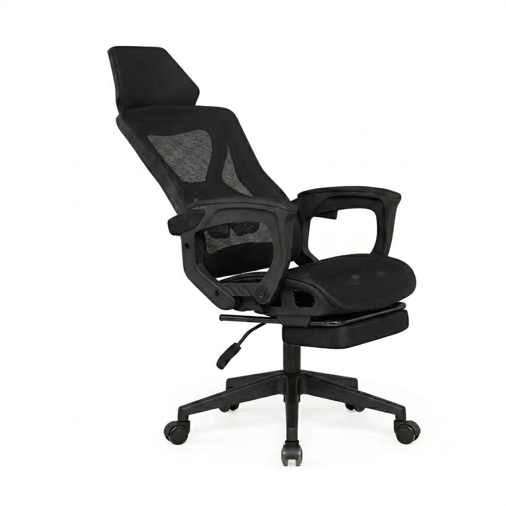 เก้าอี้เกมมิ่ง ELIFE GC-12 PRO สีดำ ปรับเอนนอนและปรับขึ้นลงได้_7