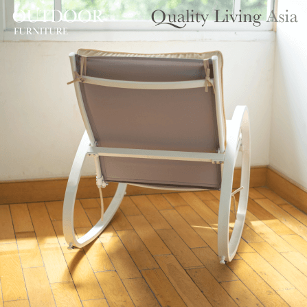 เก้าอี้พักผ่อน QUALITY LIVING ASIA สีเบจ_4