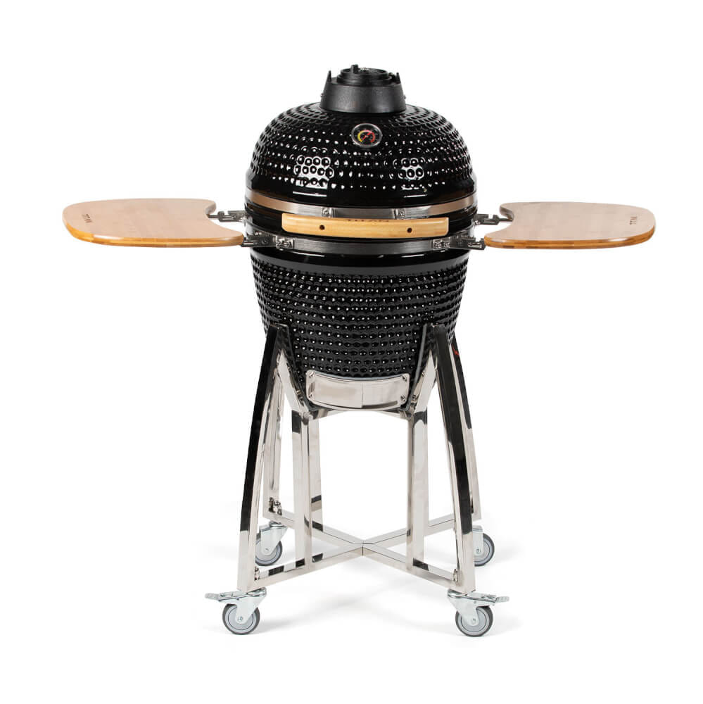 เตาถ่านบาร์บีคิว KINGBE KAMADO 18 นิ้ว สีดำ