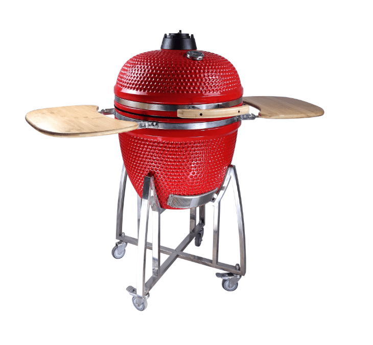 เตาถ่านบาร์บีคิว KINGBE KAMADO 18 นิ้ว สีแดง_1