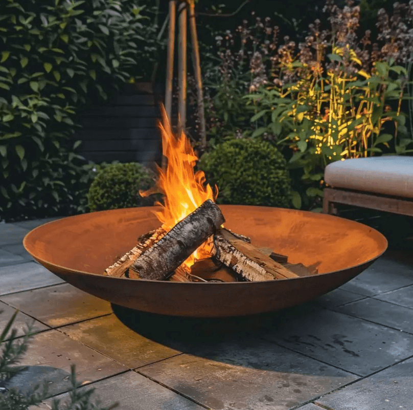 เตาผิงกลางแจ้ง KINGBE 99 CM. (CORTEN STYLE)_5
