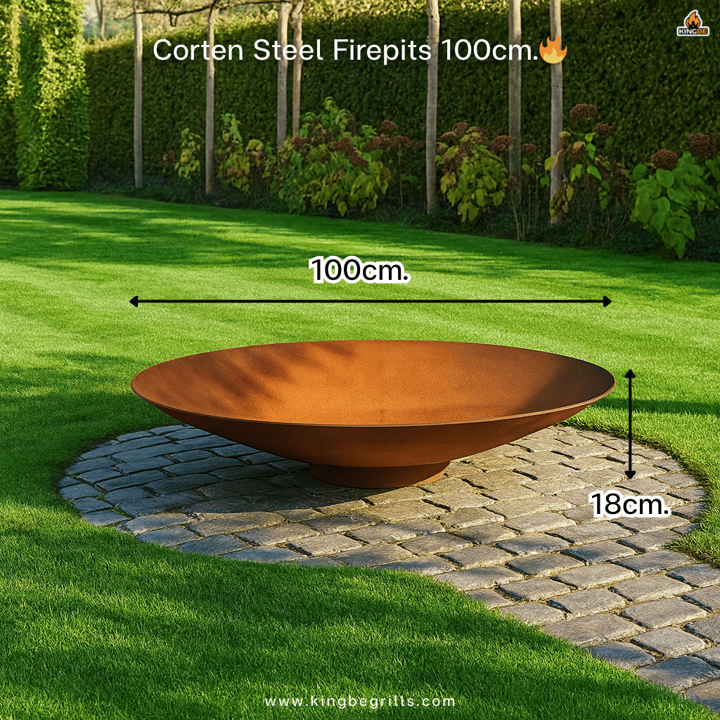 เตาผิงกลางแจ้ง KINGBE 99 CM. (CORTEN STYLE)_10
