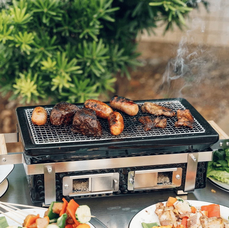 เตาถ่านบาร์บีคิว KINGBE YAKITORI CERAMIC 39ซม._2