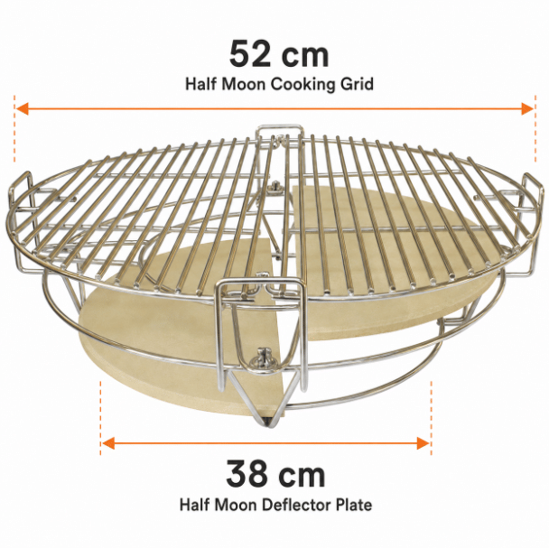 ชุดจัดโซนความร้อนและระดับย่าง KINGBE KAMADO 23.5นิ้ว_4
