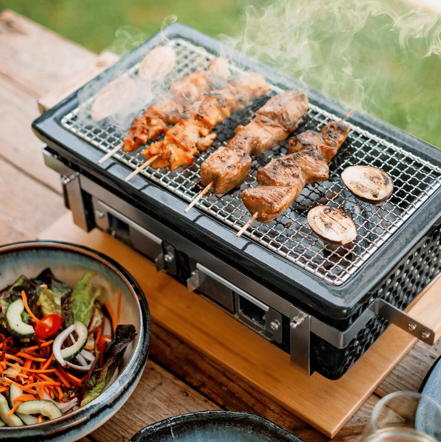 เตาถ่านบาร์บีคิว KINGBE YAKITORI CERAMIC 39ซม._12
