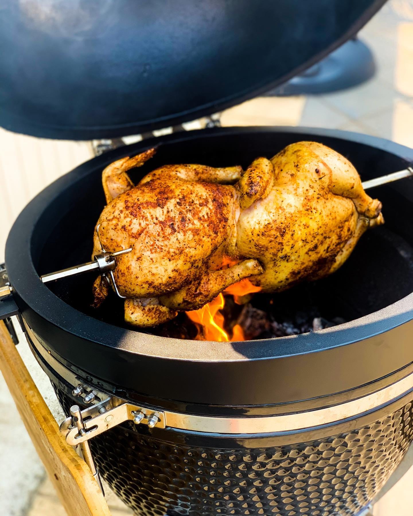 ชุดมอเตอร์หมุนบาร์บีคิว KINGBE KAMADO 23.5นิ้ว_4