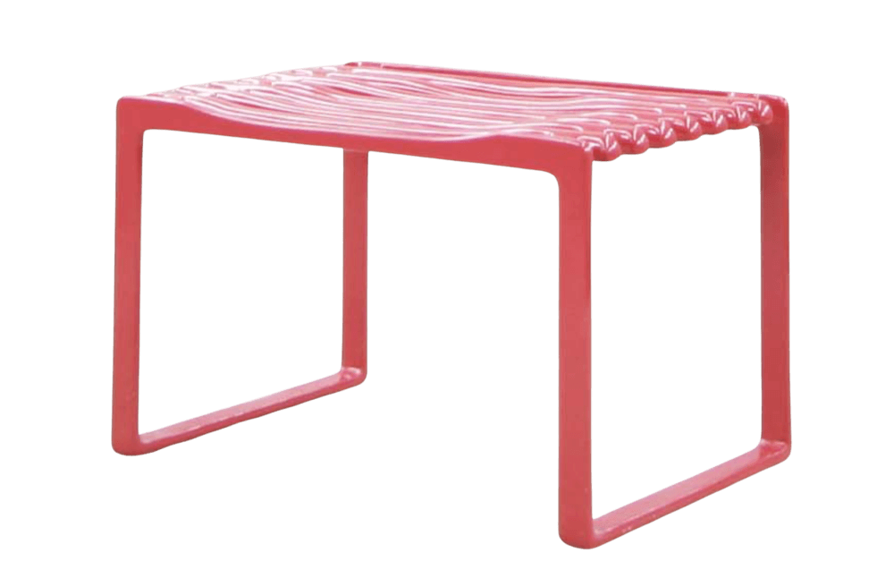 ม้านั่งสนาม INGFAH PATIO & OUTDOOR FURNITURE รุ่น MUSEUM COLLECTION แบบ 1 ที่นั่ง สีแดง_0