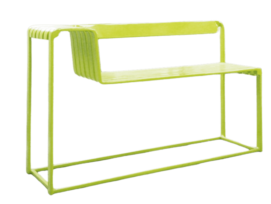 ม้านั่งสนาม INGFAH PATIO & OUTDOOR FURNITURE รุ่น GARDEN COLLECTION แขนขวา - สีเขียว_0