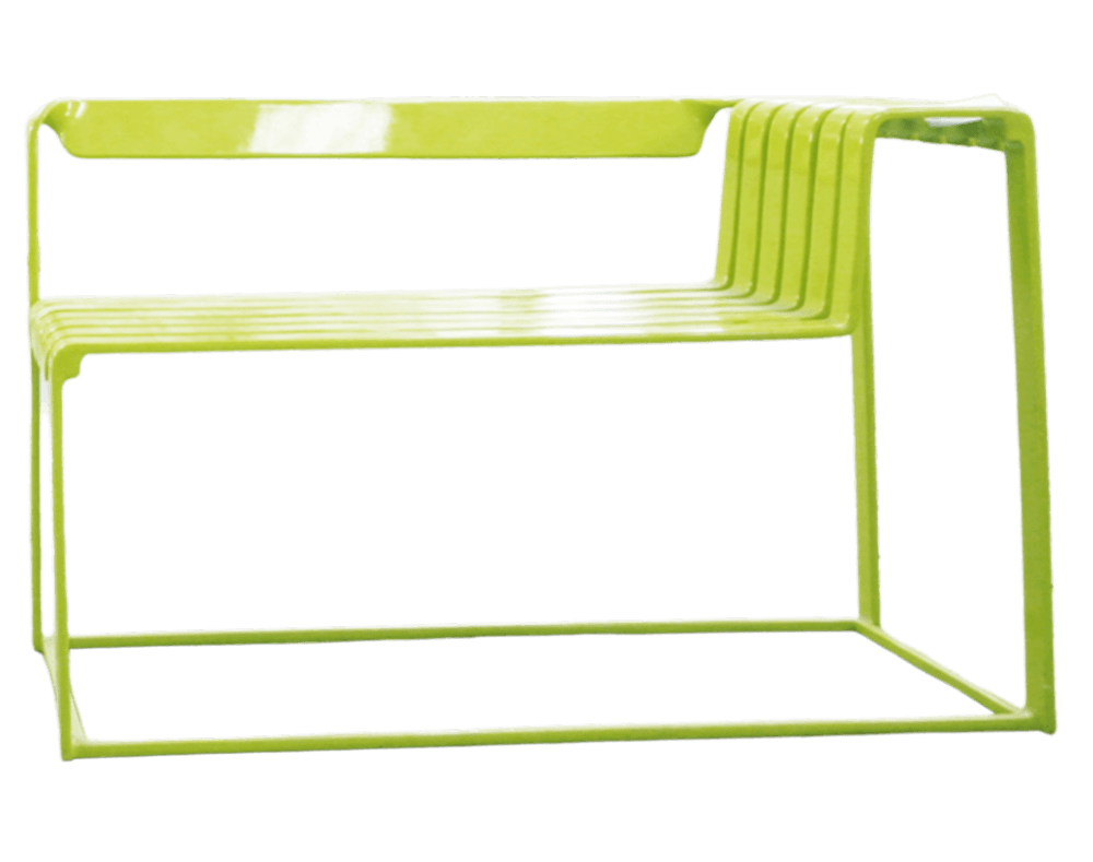 ม้านั่งสนาม INGFAH PATIO & OUTDOOR FURNITURE รุ่น GARDEN COLLECTION แขนซ้าย - สีเขียว_0