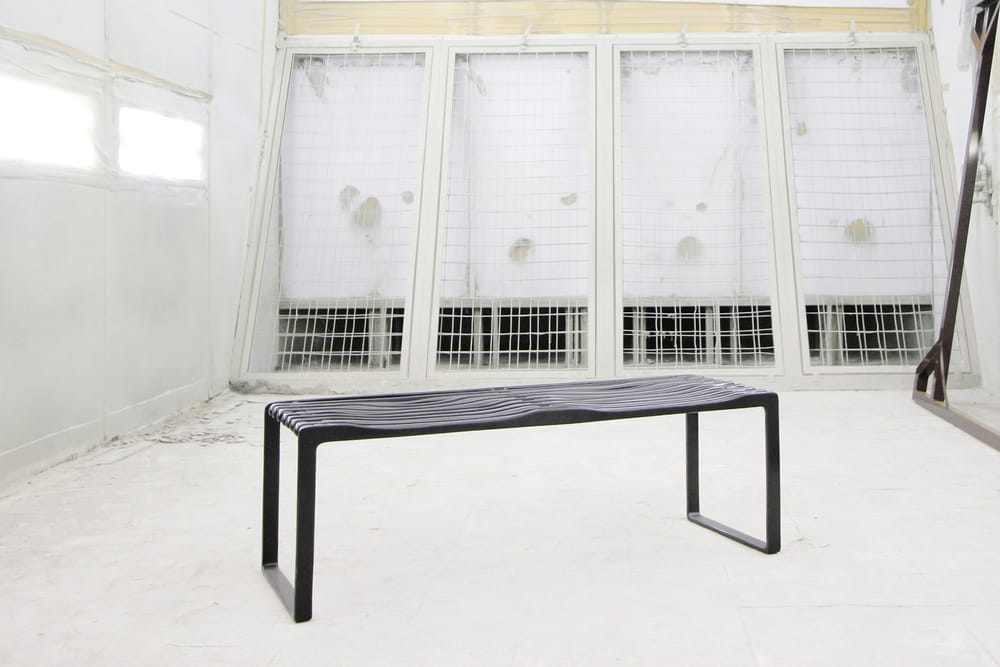 ม้านั่งสนาม INGFAH PATIO & OUTDOOR FURNITURE รุ่น MUSEUM COLLECTION แบบ 2 ที่นั่ง สีดำ_1