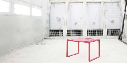 ม้านั่งสนาม INGFAH PATIO & OUTDOOR FURNITURE รุ่น MUSEUM COLLECTION แบบ 1 ที่นั่ง สีแดง_2