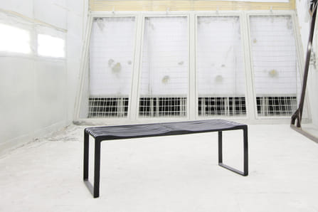 ม้านั่งสนาม INGFAH PATIO & OUTDOOR FURNITURE รุ่น MUSEUM COLLECTION แบบ 2 ที่นั่ง สีดำ_2