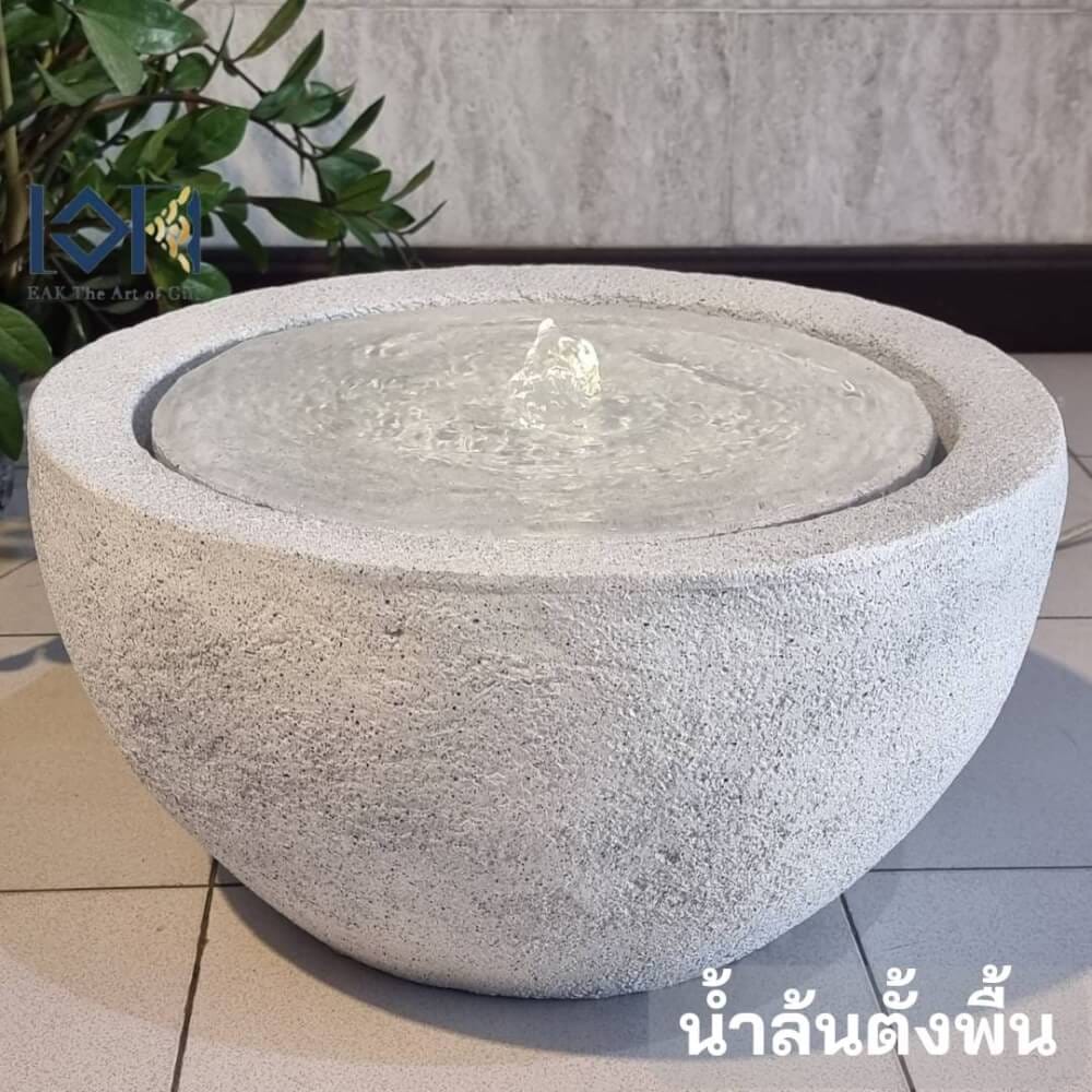 น้ำพุล้นตั้งพื้น EAKGIFT รุ่น2208W สไตล์โมเดิร์นทันสมัยเสริมฮวงจุ้ย
