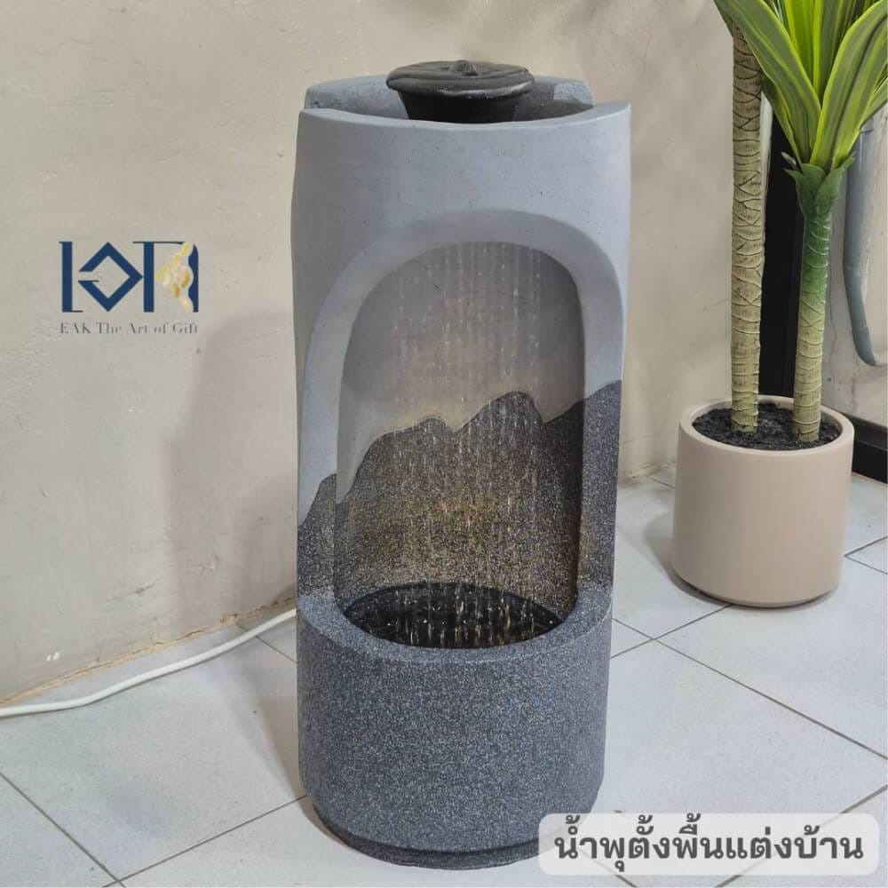 น้ำพุตั้งพื้นเสริมฮวงจุ้ย EAKGIFT รุ่น1250208L สไตล์ทันสมัย