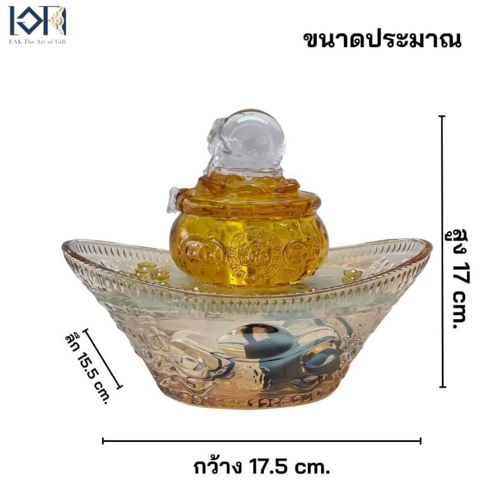 น้ำพุตั้งโต๊ะ EAKGIFT รุ่น99081 สไตล์โมเดิร์นสวยหรูเสริมฮวงจุ้ย