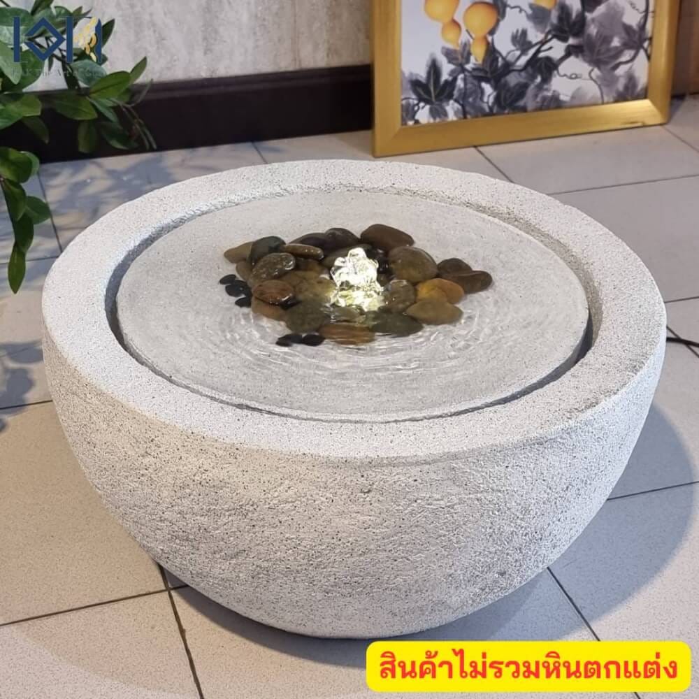 น้ำพุล้นตั้งพื้น EAKGIFT รุ่น2208W สไตล์โมเดิร์นทันสมัยเสริมฮวงจุ้ย