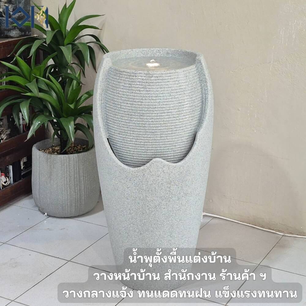 น้ำพุตั้งพื้น EAKGIFT รุ่นMZ16474JA วัสดุโพลิเอทิลีน งานสวยเรียบหรูสไตล์โมเดิร์น
