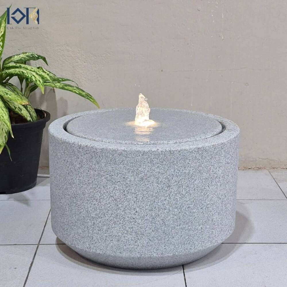 น้ำพุตั้งพื้น EAKGIFT รุ่นGRANILITE MZ16126JA ดีไซน์ทันสมัยเสริมฮวงจุ้ย