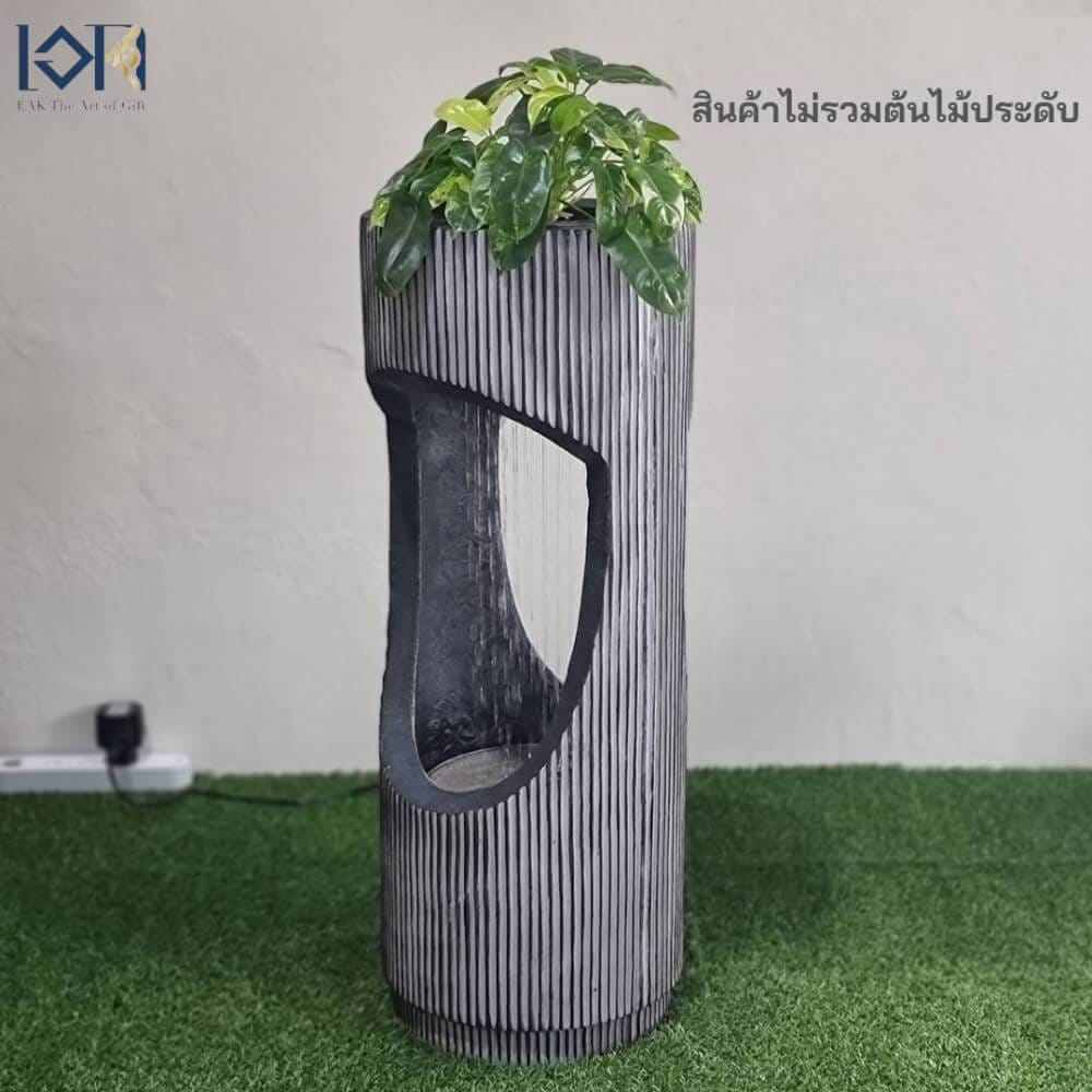 น้ำพุตั้งพื้น EAKGIFT รุ่นMZ16088GA สไตล์คลาสสิกตกแต่งบ้านเสริมฮวงจุ้ย