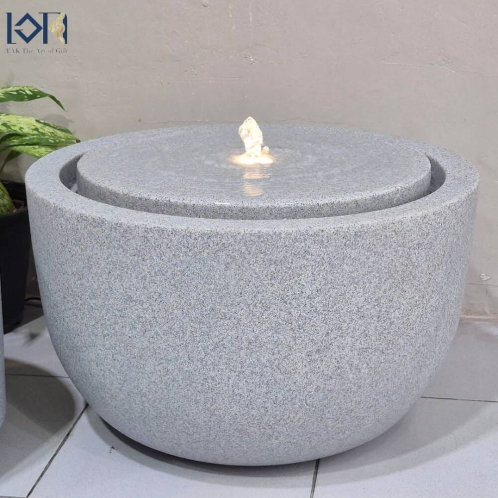 น้ำพุล้นตั้งพื้น EAKGIFT รุ่นGRANILITE MZ16168JA ทันสมัยเสริมฮวงจุ้ย