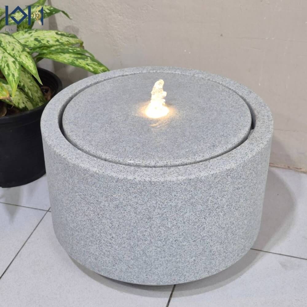 น้ำพุตั้งพื้น EAKGIFT รุ่นGRANILITE MZ16126JA ดีไซน์ทันสมัยเสริมฮวงจุ้ย